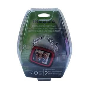 Insignia Digital Picture Keychain 1.8 LCD USB Photo Frame NS-DKEYRD09 New